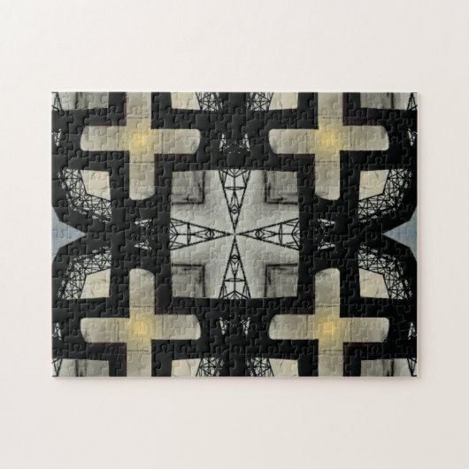 Cross Hard Creative Pattern Jigzaag Puzzle Legpuzzel (Horizontaal)