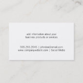 Cross Hatch Pattern | Rood Visitekaartje (Achterkant)