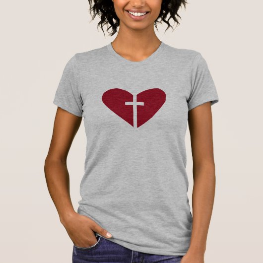 Cross Heart Shirt (Voorkant)