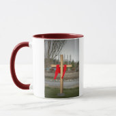 Cross, hij kwam een schuld betalen Hij deed nee... Mok (Links)