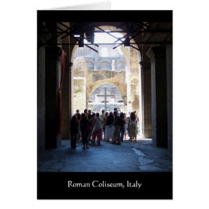 Cross in Roman Coliseum, Italië