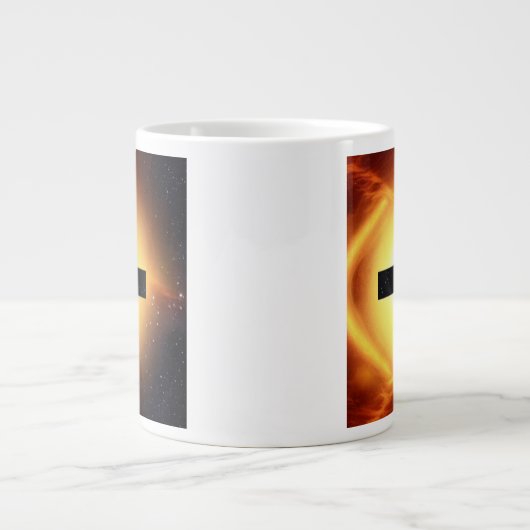 Cross in Space Mok (Voorkant)