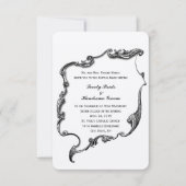  cross-katholieke uitnodiging tot kleine bruiloft (Voorkant)