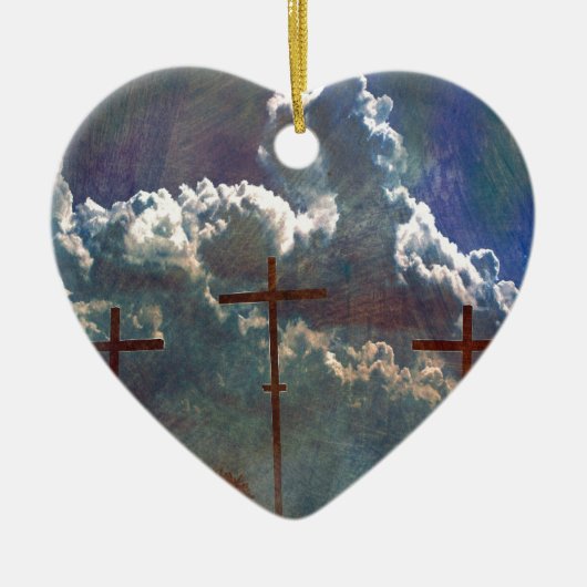 Cross Keramisch Ornament (Voorkant)