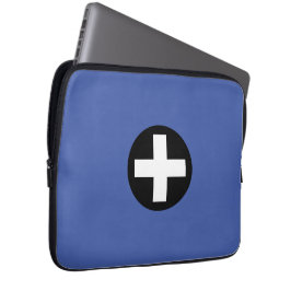 Cross Kreuz Circle Kreis Laptop Sleeve
