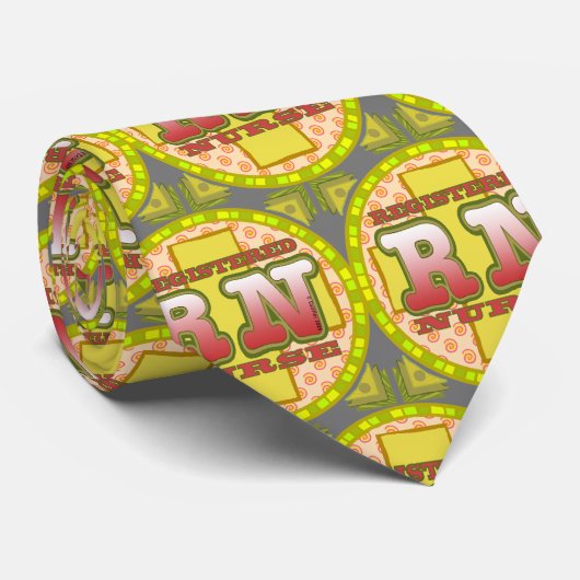 Cross Letters RN Verpleegkundige stropdas (Opgerold)