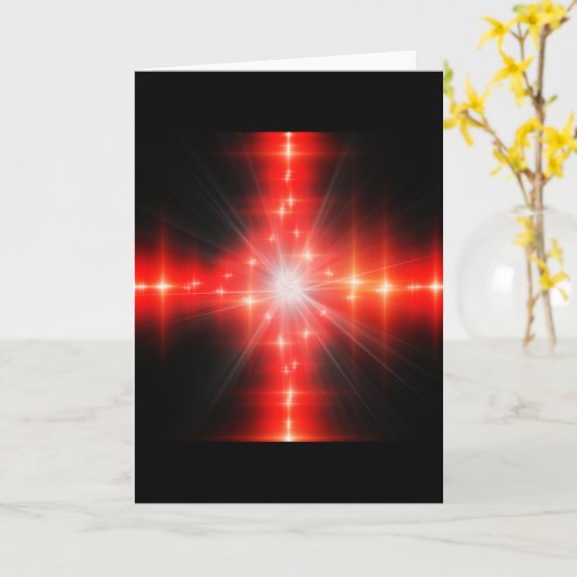 Cross Lights Kaart (Gele Bloem)