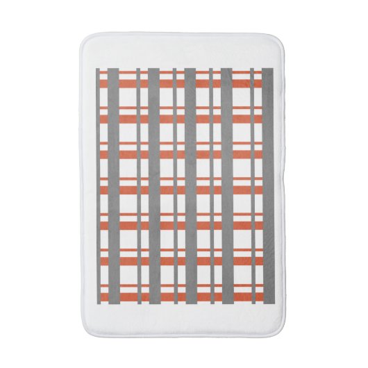 "Cross Line Pattern Bathmat – Modern Geometrisch Badmat (Voorkant Verticaal)