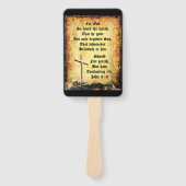 Cross & Manger voor John 3vs16 Handwaaier (Voorkant)