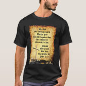 Cross & Manger voor John 3vs16 T-shirt (Voorkant)