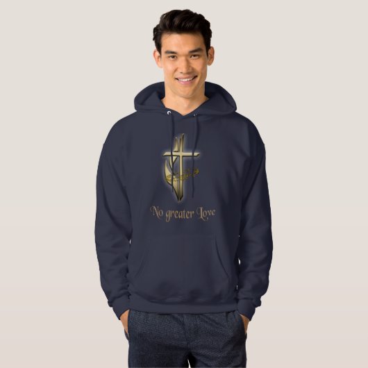 Cross-mannen Christelijke t-shirts (Voorkant volledig)