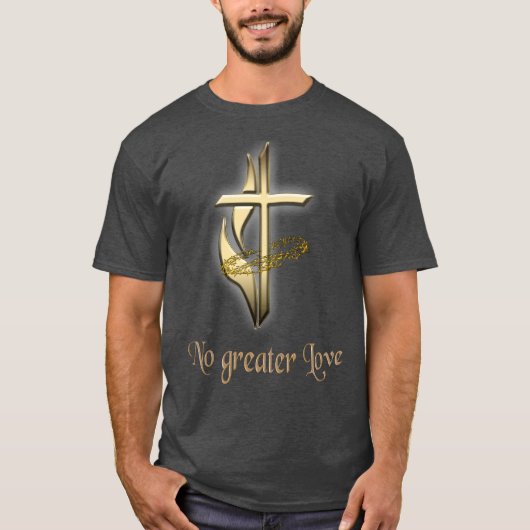 Cross-mannen Christelijke t-shirts (Voorkant)