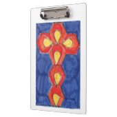 Cross Motif A4 Klembord (Links)