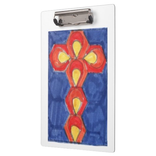 Cross Motif A4 Klembord (Links)