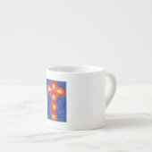 Cross Motif Espresso Mok (Voorkant rechts)