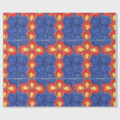 Cross-motif Matte Wrapping Paper Cadeaupapier (Vlak)