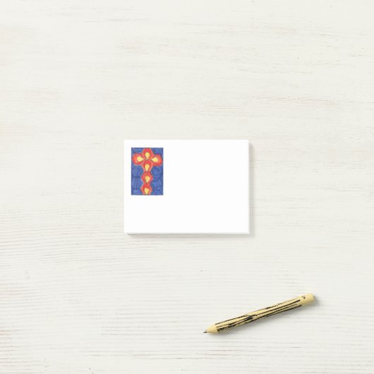 Cross Motif Post-it Nota's Post-it® Notes (Op bureau)