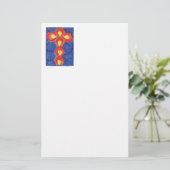Cross Motif Stationery Briefpapier (Staand voorkant)
