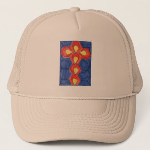 Cross Motif Trucker Hat Pet