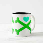 Cross My Heart (Heart and Crossbones) Mok (Voorkant rechts)