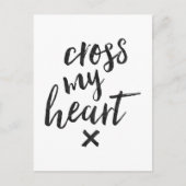 Cross My Heart - Inspirerend Kaart (Voorkant)
