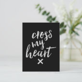 Cross My Heart - Inspirerend Kaart (Staand voorkant)
