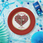 Cross-My-Heart, speciaal kerstfeest Papieren Bordje (Feest)