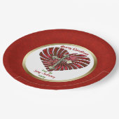 Cross-My-Heart, speciaal kerstfeest Papieren Bordje (Gekanteld)