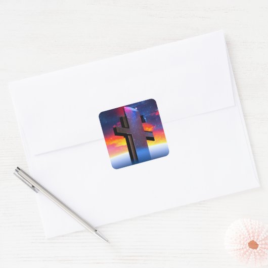 Cross Obelisk Sticker (Envelop)
