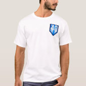Cross Ojo Witte Ridder Jersey T-shirt (Voorkant)