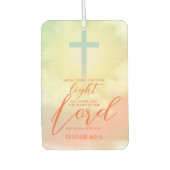 Cross Ombre Sky Clouds Bijbel Luchtverfrisser (Voorkant)