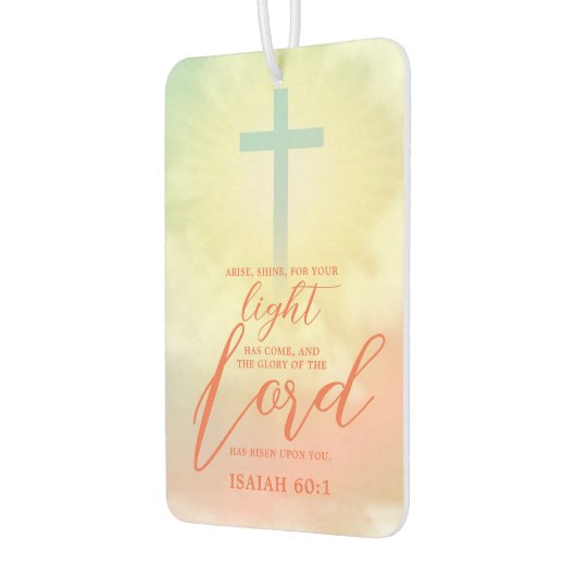 Cross Ombre Sky Clouds Bijbel Luchtverfrisser (Links)