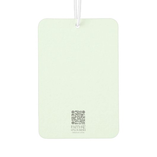 Cross Ombre Sky Clouds Bijbel Luchtverfrisser (Achterkant)