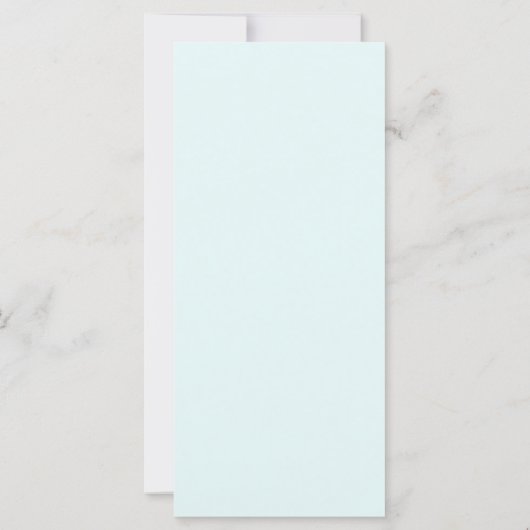 Cross on Blue Funeral Memorial Service (Achterkant)