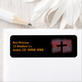 Cross op zwart etiket (Insitu)