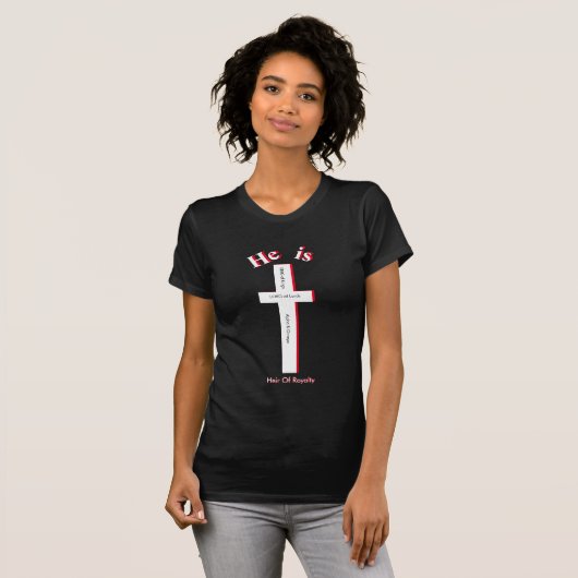 Cross Origineel Zwart en Wit T-shirt (Voorkant volledig)
