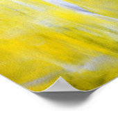 'Cross-over' Grijze Abstracte kunst Poster (Hoek)