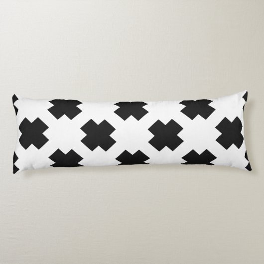 Cross Pattern Lichaamskussen (Achterkant)
