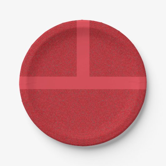 Cross Pattern Red Noise Paper Bord –  (Voorkant)