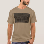 Cross Pattern T-shirt op shirt (Voorkant)