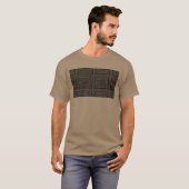 Cross Pattern T-shirt op shirt (Voorkant volledig)