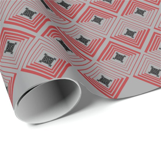 Cross Pendant pattern Cadeaupapier (Rol Hoek)