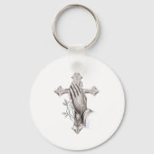 Cross Praying Sleutelhanger (Voorkant)