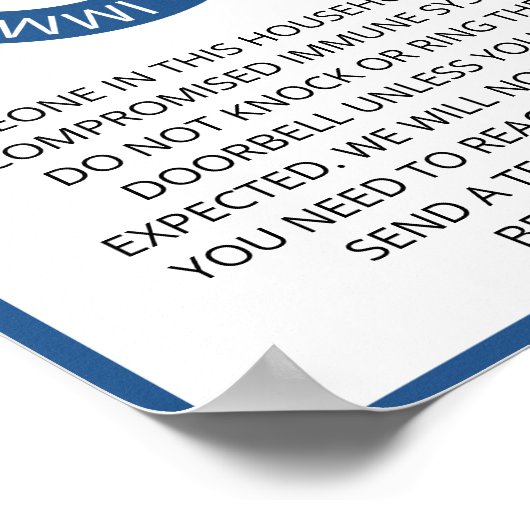 Cross Red Blue Compromised Immune System Poster (Hoek)