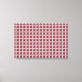 Cross Repeat Canvas Afdruk (Voorkant)