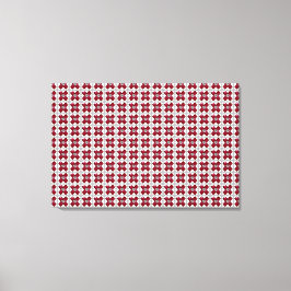 Cross Repeat Canvas Afdruk