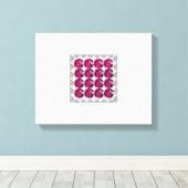 Cross Repeat Canvas Afdruk (Insitu (Houten vloer))