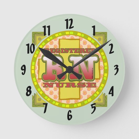 Cross RN Nurse klok (Voorkant)