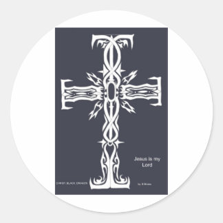 Cross Ronde Sticker