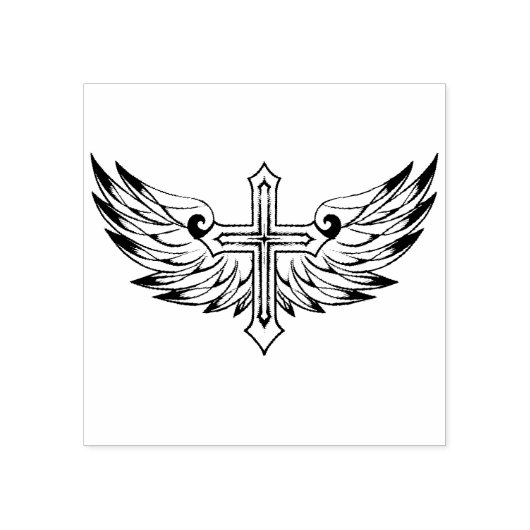 Cross Rubberstempel (Afrduk)